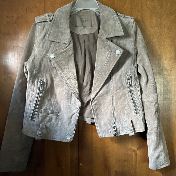 BLANKNYC Suede Moto Jacket - Picture 1 of 6